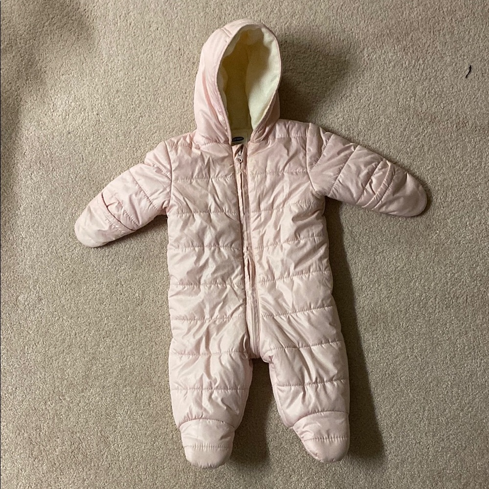 Cozy Pink Quilted Kids One Piece